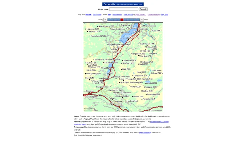 Screenshot of Cartopolis