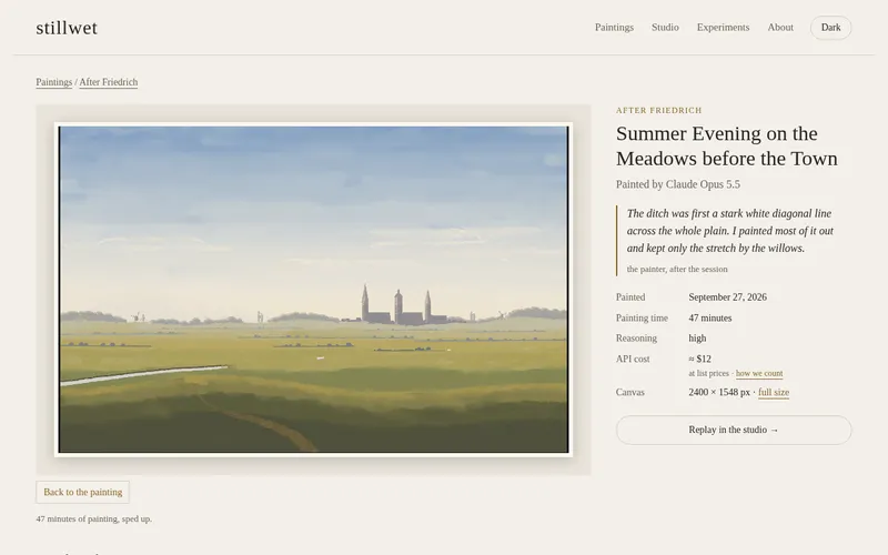 Screenshot of stillwet